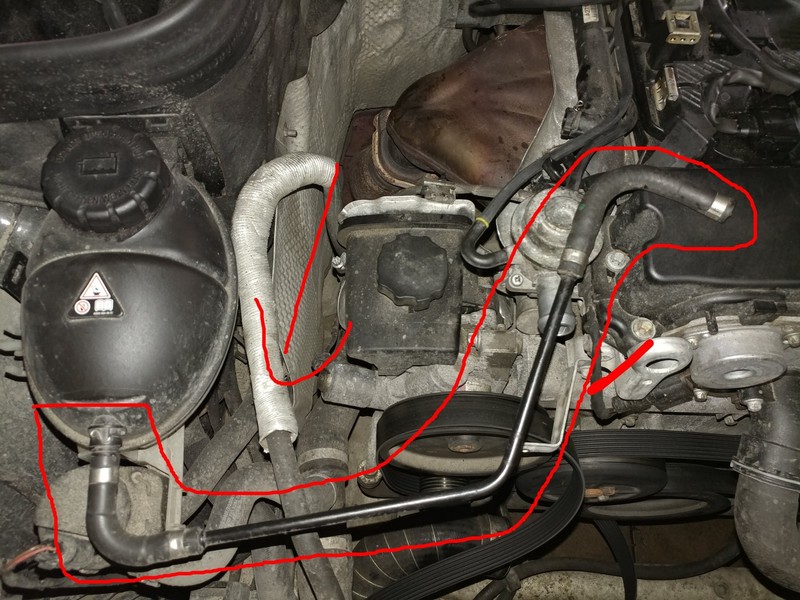 Патрубок бачка A2125011325   Mercedes E-Class