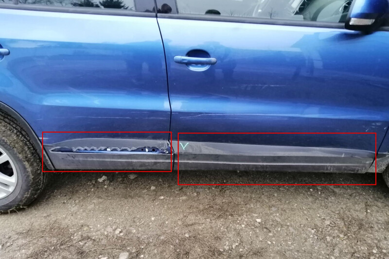 Накладки на двери Volkswagen Tiguan  2016 универсал 2.0 Бензин Бровары