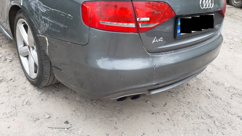 Бампер задний Audi A4 B8  2012 2.0 Бензин Днепр