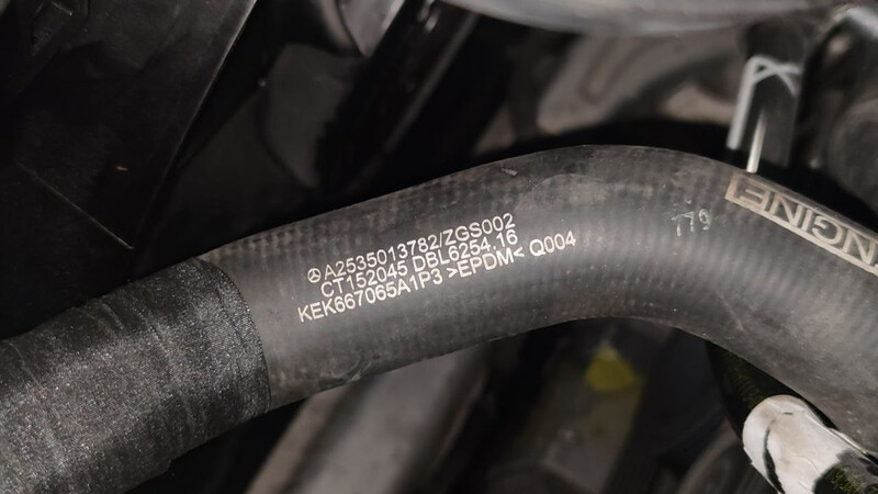 Трубка шланг радиатора Mercedes CLC-Class 2018 г.  Желтые Воды