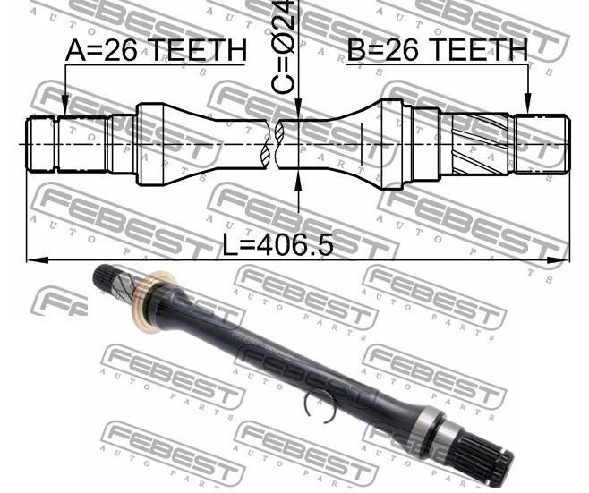 Полуось правая Mazda 626 GV 1991 2.2 Бензин Черкассы