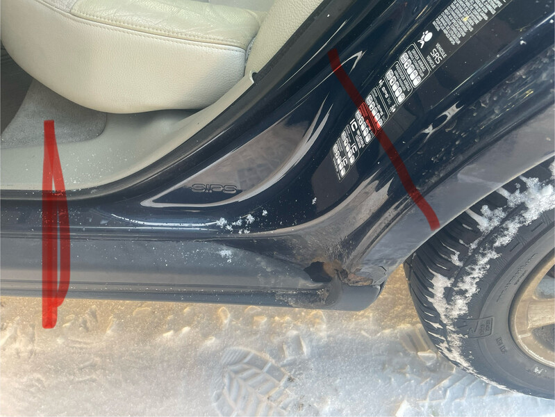 Лівий поріг костенка Volvo S60  2002 2.4 Дизель Луцк