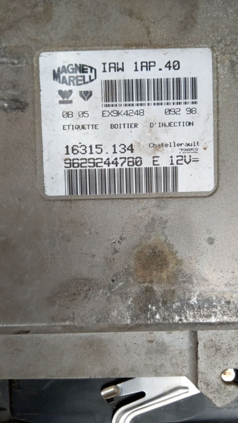 Электронный блок управления двигателем 9629244780 Citroen Berlingo  1998 1.4 Бензин 