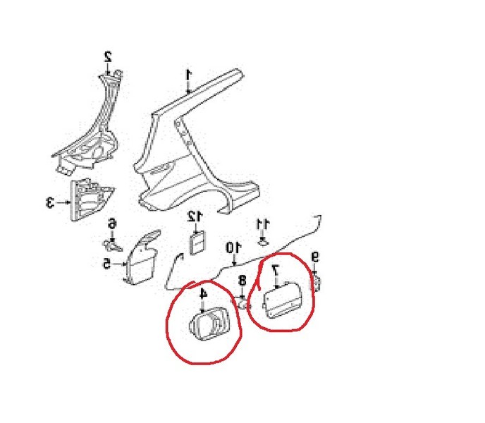 Лючок бензобака + внутренний стакан Nissan Tiida ЕВРОПА 2007  Бензин 