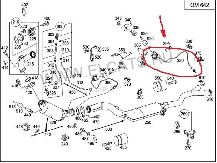 Лямбда-зонд A 000 905 35 03   Mercedes E-Class, Mercedes M-Class, Mercedes Sprinter