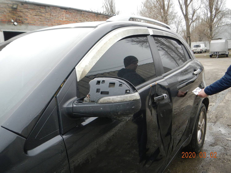 Водительская дверь, зеркало SSangYong Korando  2010 2.5 Дизель Днепр