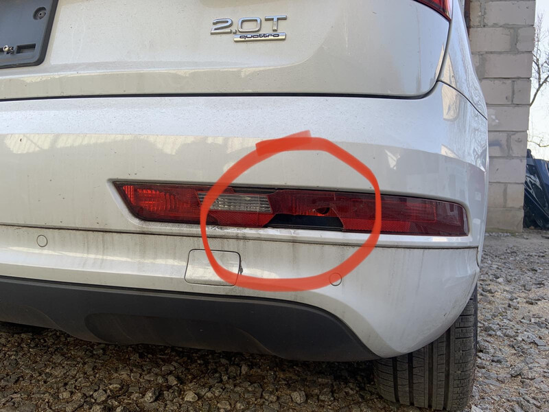 Катафот заднего бампера Audi Q3  2016 2.0 Бензин Киев