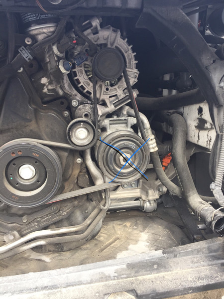 Шкиф компресора кондиционера Audi A4 B8  2013 2.0 Бензин Одесса