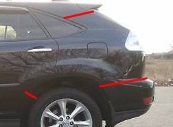 Крыло заднее левое (боковина) Lexus RX универсал 2007 г.  3.5 л бензин Киев