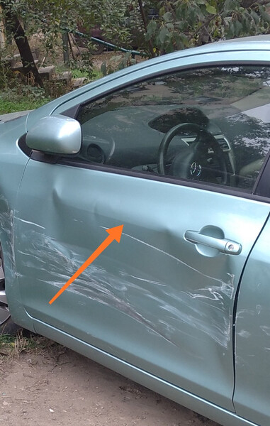 Дверь передняя левая голая Toyota Yaris  2007 1.6 Бензин Одесса