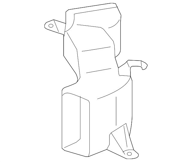 Воздуховод батареи Toyota Prius NHW20 2004 хетчбек 1.5 Гибрид 