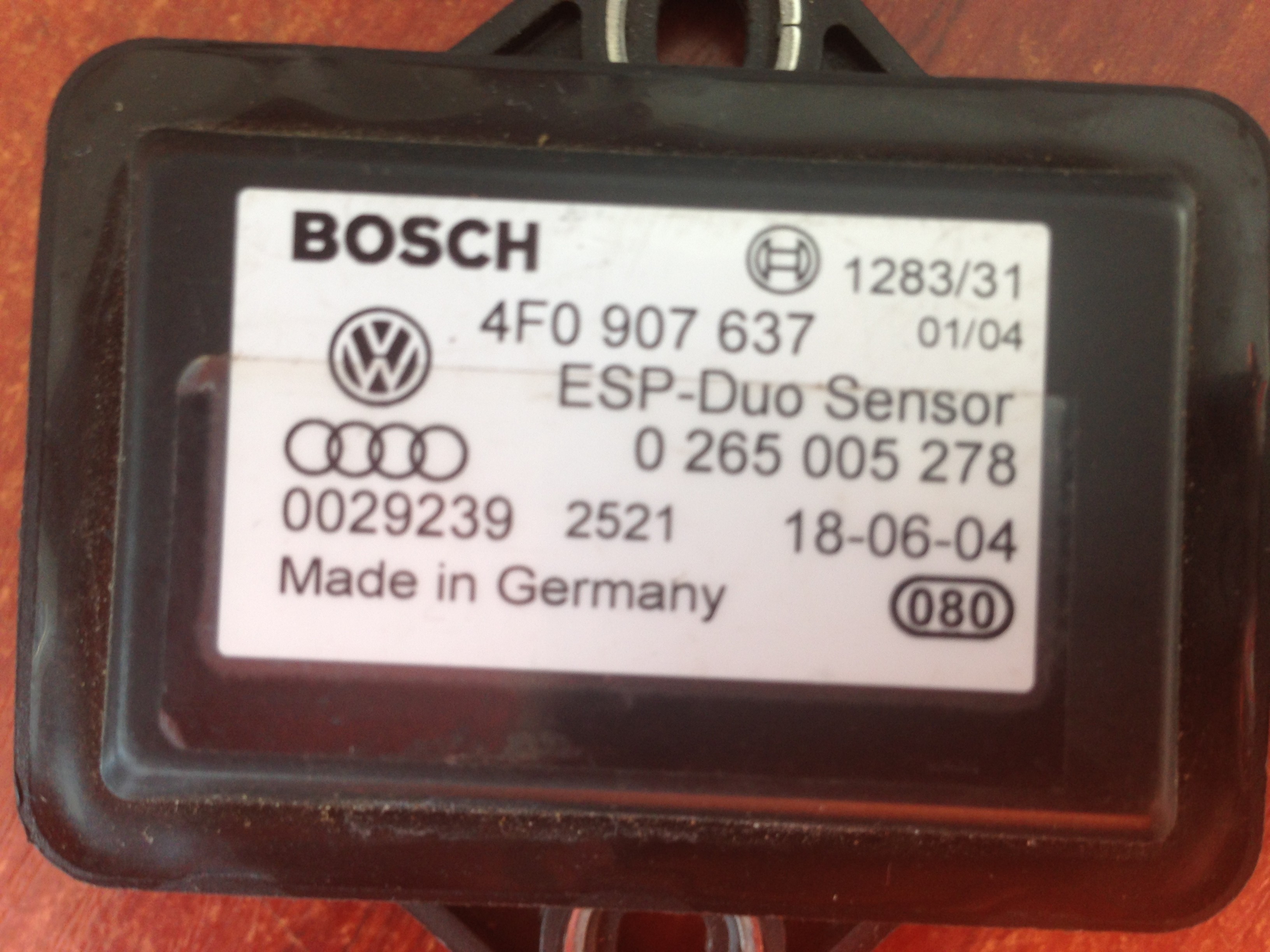 Esp duo датчик 0-265-005-278   Audi A6