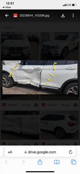 Двери задние, двери передние левая сторона BMW X3 F25  2016 2.0 Дизель Винница