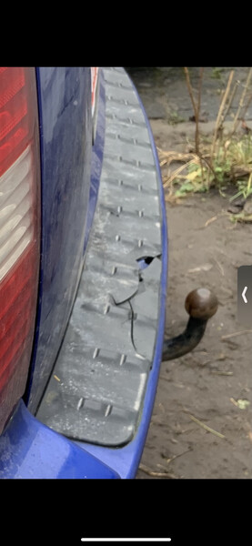 Накладка бампера Kia Sportage 2 2007 г.  2.0 л дизель Дубно