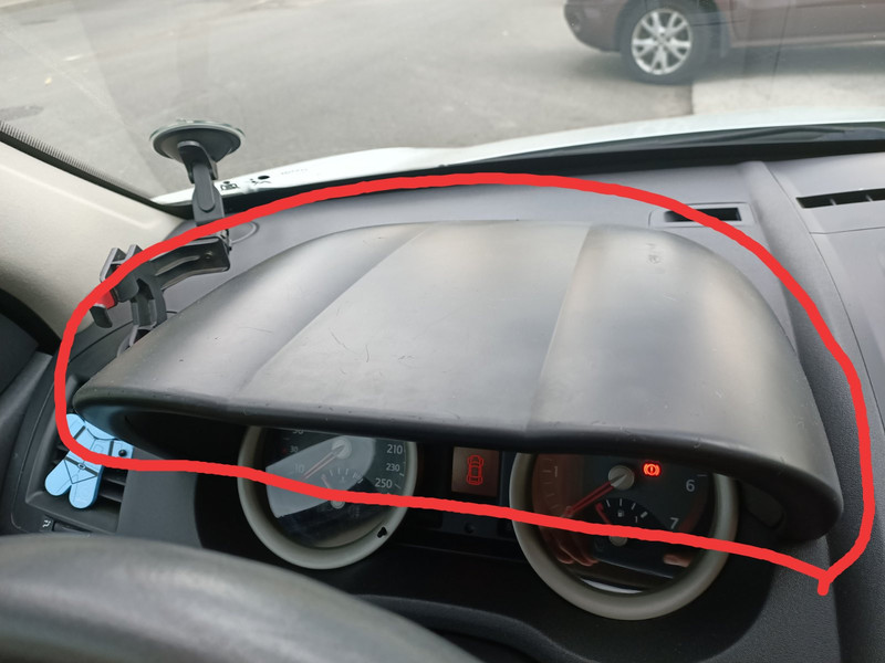Козырек приборной панели Renault Megane 2  2007 универсал 1.5 Дизель Владимир-Волынский