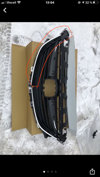 Хром решетки радиатора Mazda 6  2014 2.5 Бензин Черкассы