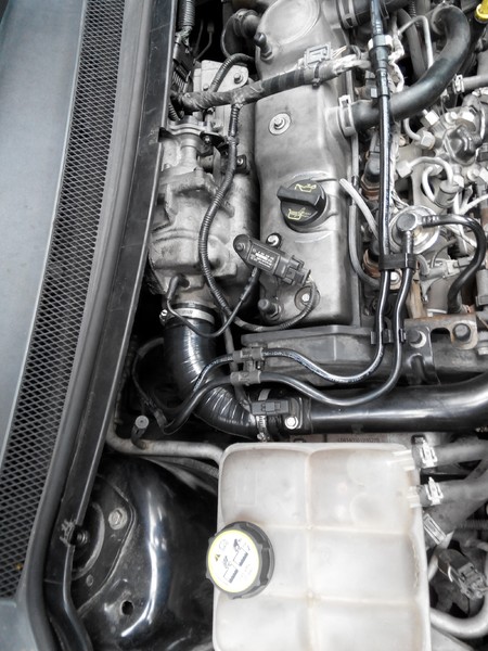Патрубок интеркуллера от турбины к радиатору Ford Focus 2  2008 1.8 Дизель Хмельницкий