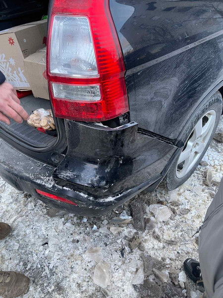 Клык бампера правый Honda CR-V 3  2008 2.2 Дизель 