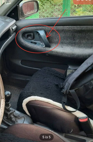 Ручка дверей права Daewoo Nexia  2008 1.5 Бензин Долинська