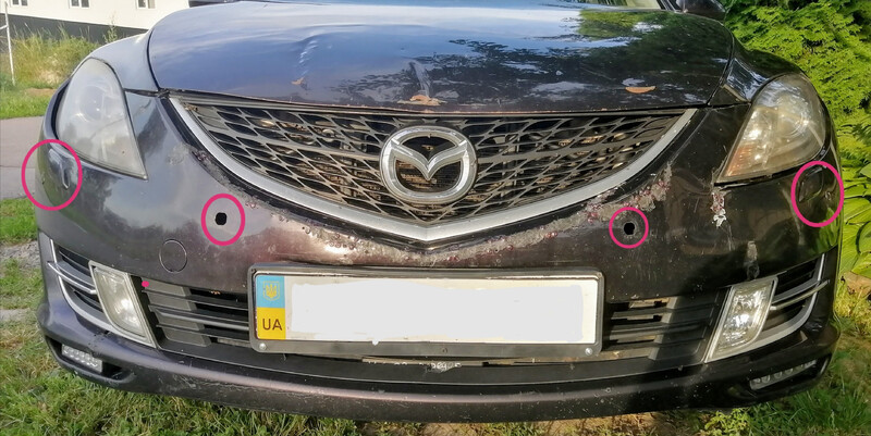 Бампер передний Mazda 6  2008 2.0 Бензин Макаров