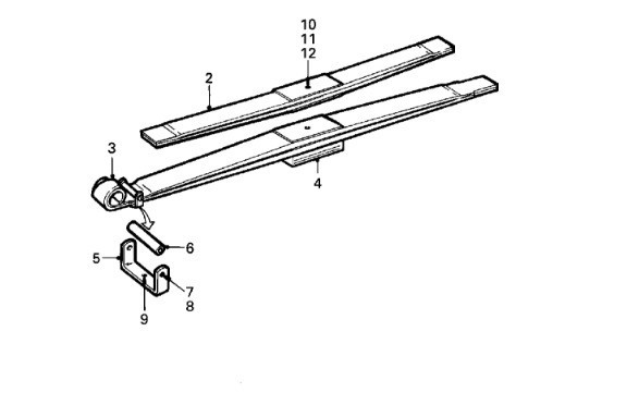 Рессора DAF 65 1999 г.  Луцк