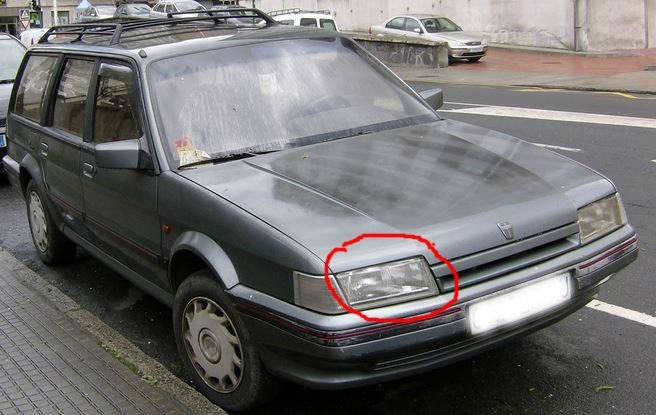 Основна фара у зборі Rover Montego  1989 1.9 Дизель Краматорськ