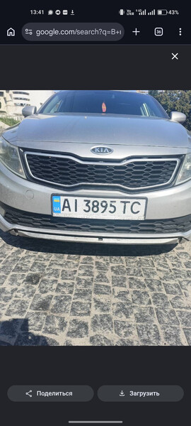 Губа переднего бампера Kia Optima Гібрид 2012 Киев