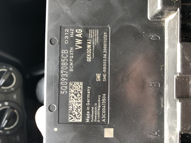 Блок комфорта Audi A3  2020 2.0 Бензин Кривой Рог