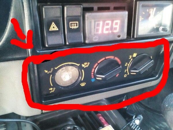 Блок управления печкой Renault 19  1989 хэтчбек 1.7 Бензин Сумы