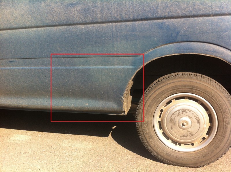 Ремвставка крыла порога Toyota Hiace  1991 2.4 Дизель Одесса