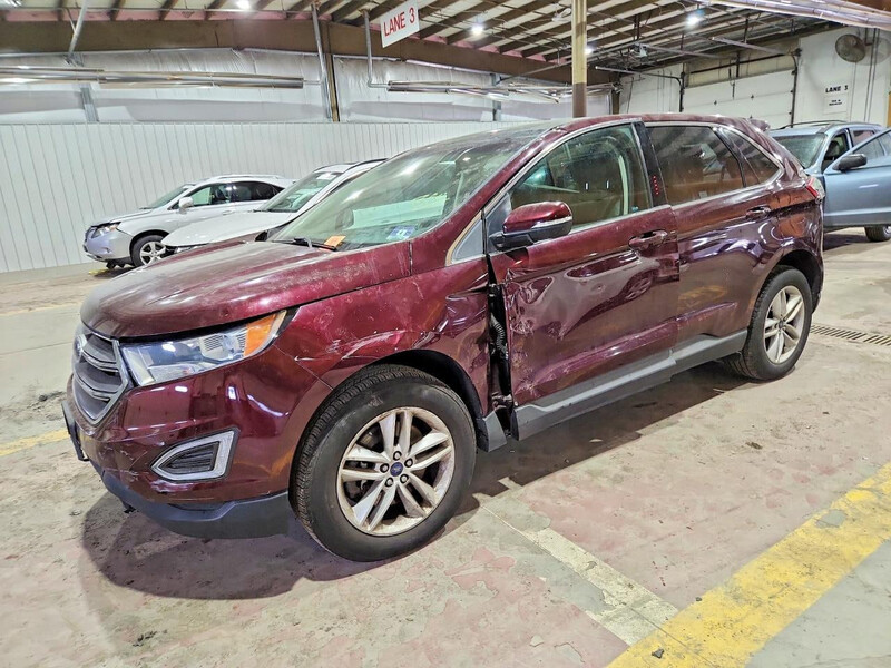 Ліве крило переднє, водійська двері колір r3 burgundy Ford Edge  2017 2.0 Бензин Киев
