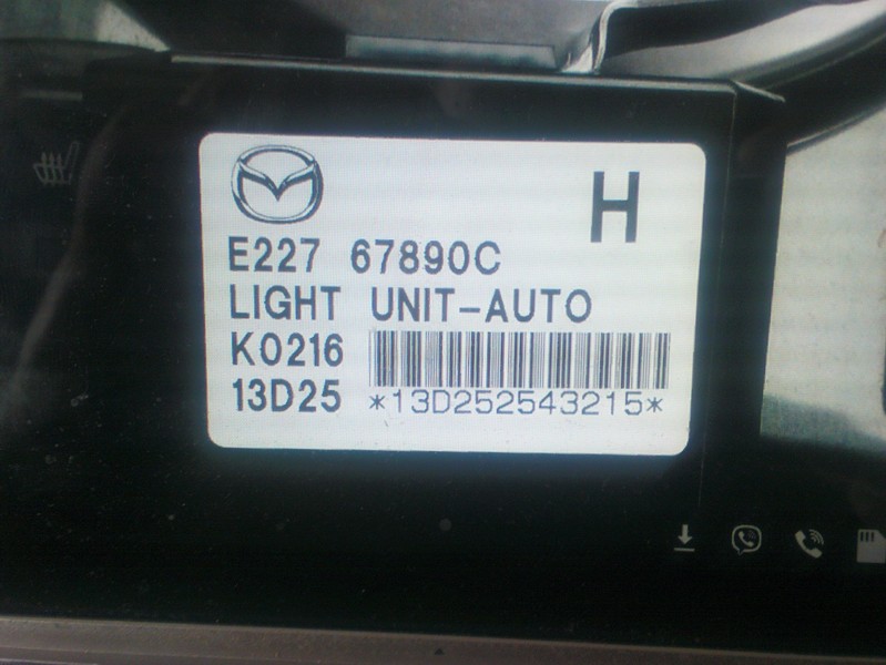 Блок света Е227 67890С Mazda CX-7  2010 универсал 2.3 Бензин Одесса