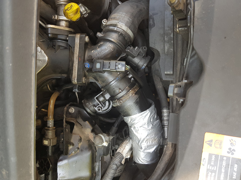 Патрубок интеркулера Ford Focus 2 универсал 2009 г.  2.0 л дизель Львов