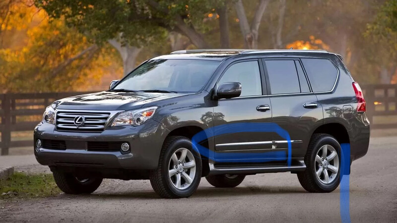 Молдинг двери Lexus GX  2011 4.6 Бензин Ровно