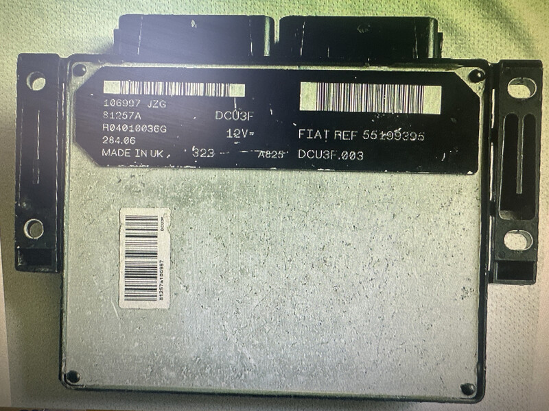 Мозги, блок комфорта и ключ Fiat Doblo  2001 1.9 Дизель Одесса