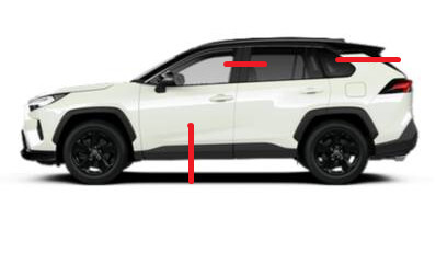 Чверть кузова задня Toyota RAV4  2022 2.5 Гибрид 