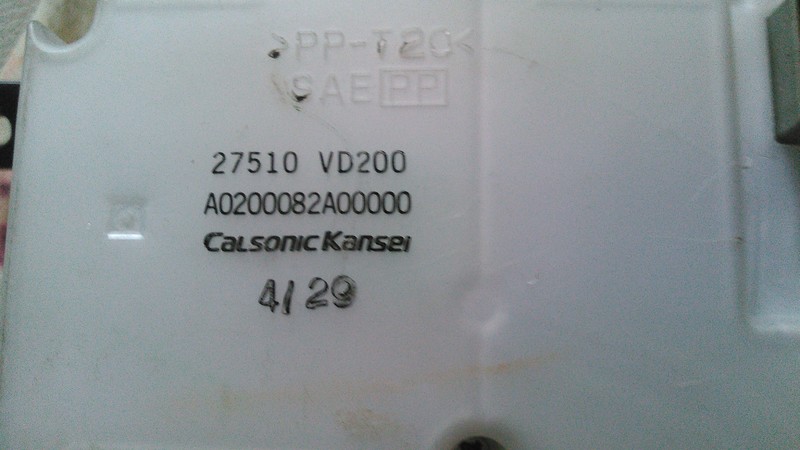 Консоль регулировки климатконтроля Nissan Patrol Y61 2005 3.0 Дизель 