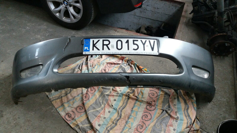 Бампер передний Peugeot 406  1999 купе 2.2 Дизель Стрый