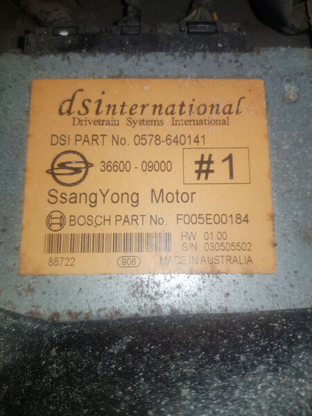 Эбу акпп SSangYong Kyron  2009  Дизель Одесса