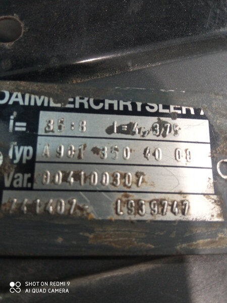 Мост задний 358 Mercedes-Benz Sprinter  2004 2.1 Дизель 