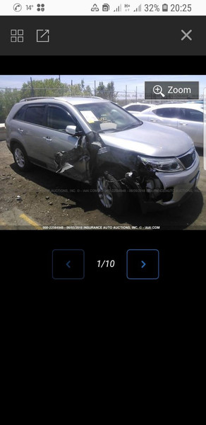 Крыло переднее правое Kia Sorento  2014 2.4 Бензин Одесса