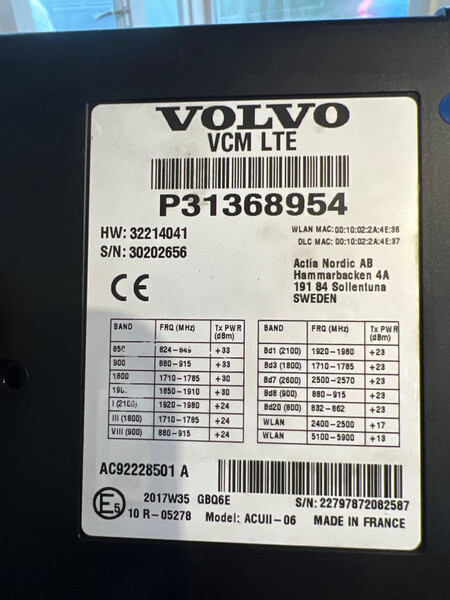 Блок vcm lte Volvo XC60 2018 г.  Львов