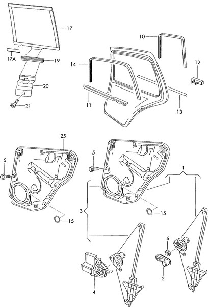 Ущільнювач дверей Skoda Fabia  2005 хетчбек 1.4 Бензин 