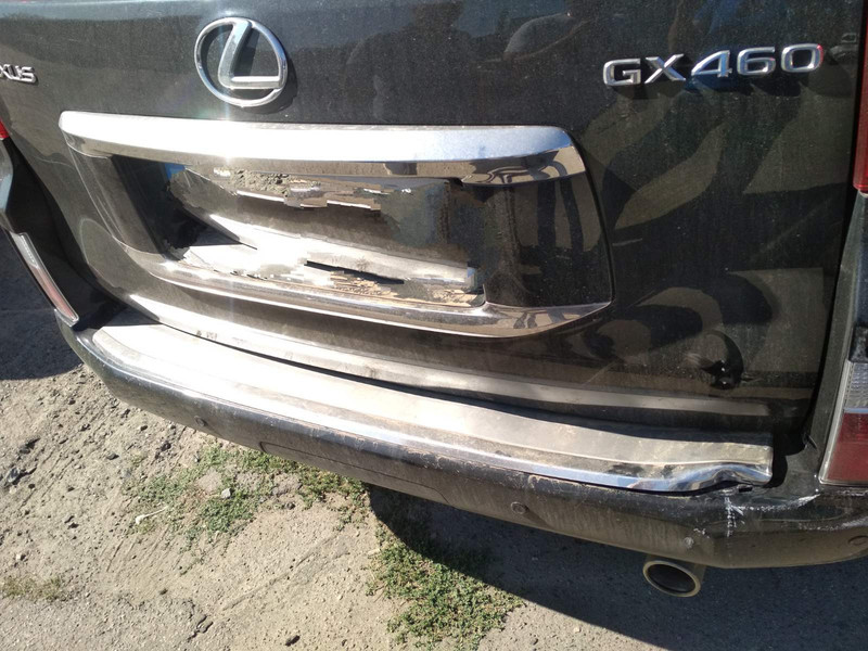 Накладка заднего бампера хром Lexus GX GX460 2012 4.6 Бензин Черкаси
