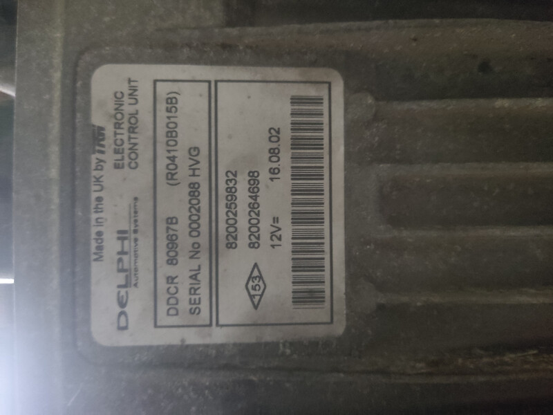 Блок управління двигуном Renault Megane  2002 хетчбек 1.5 Дизель Хмільник