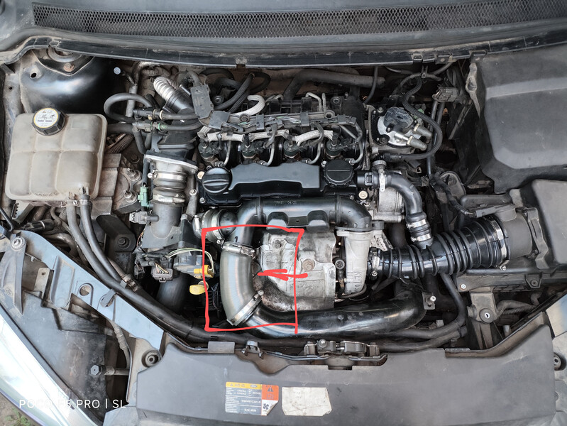 Патрубок турбины Ford Focus 2 универсал 2006 г.  1.6 л дизель Харьков