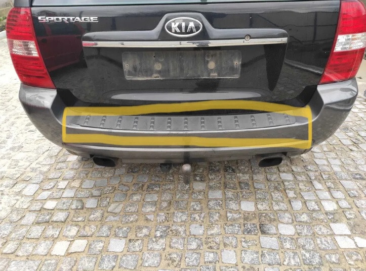 Накладка заднего бампера Kia Sportage 2  2007 2.0 Дизель Киев