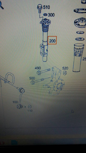 Амортизаторы передние Mercedes-Benz Sprinter  2009 3.0 Дизель Киев