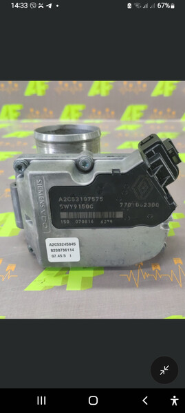 Дросельна заслінка Renault Trafic 2  2009 1.9 Дизель Изюм