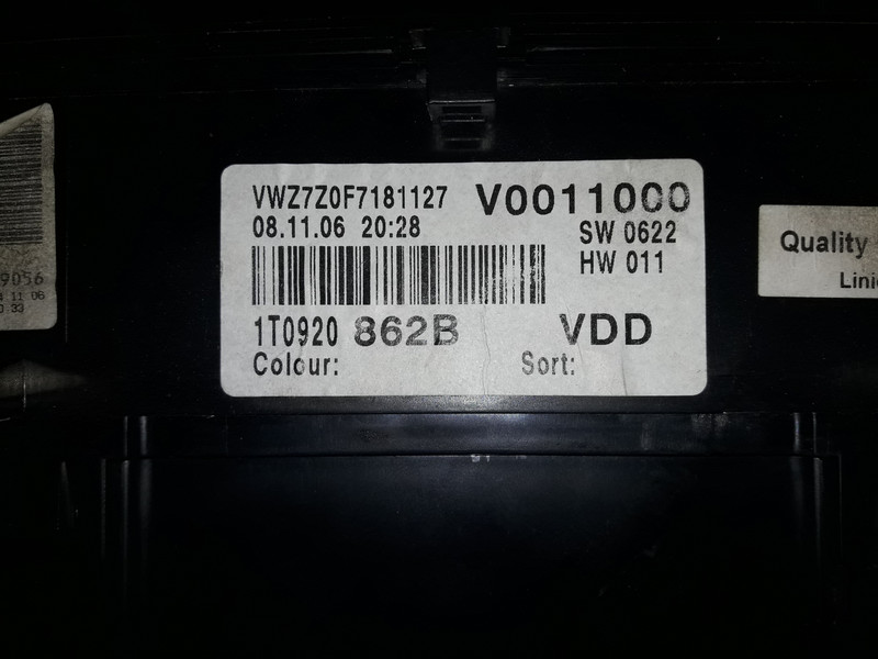 Спідометр Volkswagen Caddy 3  2006 2.0 Бензин Ахтирка